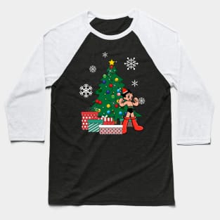 Astro Boy Around The Christmas Tree Baseball T-Shirt